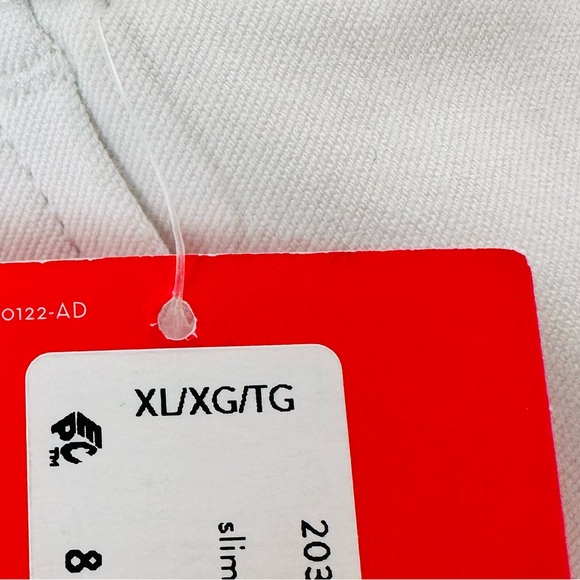 New SPANX On-the-Go Ankle Slim Straight Pants Classic White - Picture 10 of 12